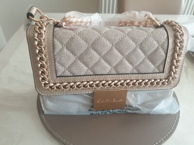 Brand New Cross Body Carvela Gold Bag UK