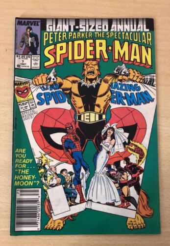 Peter Parker The Spectacular Spider-Man Annual No 7 1987 Marvel  - Afbeelding 1 van 1