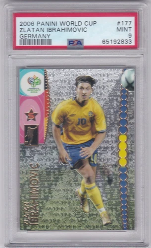 PSA9 2006 Panini World Cup Germany 177 Zlatan Ibrahimovic