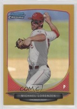 2013 Bowman Draft Picks Chrome Gold Refractor 21/50 Michael Lorenzen #BDPP68 y0i