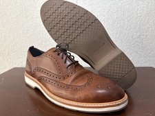 Cole Haan Men's Morse Grand Wingtip Brown Oxford Shoes C30697 Size US 8M EUC