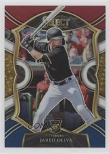 2021 Panini Select Concourse Tri-Color Prizm Jared Oliva #77 01wi