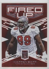 2017 Donruss Elite Fired Up Red 49/99 Warren Sapp #25 HOF fm0