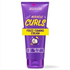 Aussie Miracle Curls Frizz Taming Curl Cream, for Curly Hair 6.8 fl oz