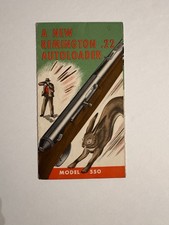 Brochure chargeur automatique Remington modèle 550 .22 vintage 1941 