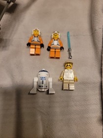 Lego Star Wars X Wing Fighter 7140 With Box And Manual And Landspeeder 7110.