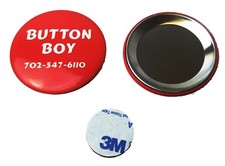 2.25" STD Complete INDENTED MAGNET Parts 2-1/4 Inch - Makes 300 Magnets