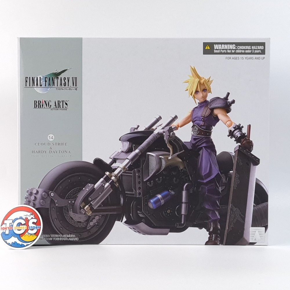 FINAL FANTASY VII クラウド & デイトナ(美品) Final Fantasy VII Cloud Strife & Hardy Daytona Figure Figurine