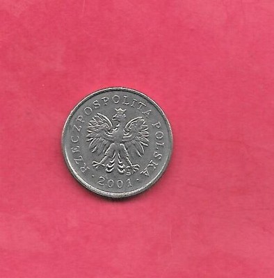 POLAND Y280 2001 20 GROSZY XF EXTRA FINE NICE RECENT COIN