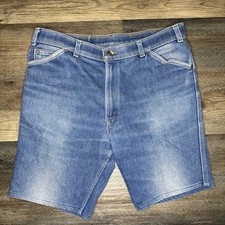 Vintage 1980's Orange Tab Levi's with a Skosh More Denim Shorts Size 38