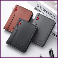 1Pc New Ultra-thin Mini Soft PU Leather Credit Card Wallet Holder Short Vertical