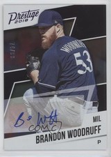2018 Chronicles Prestige Xtra Points Purple 74/99 Brandon Woodruff Auto 0c6