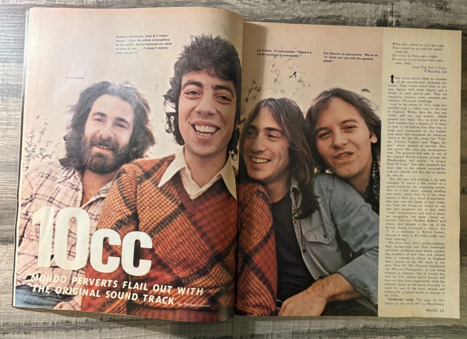 S CIRCUS Magazine JULY 1975 PAUL ROGERS, BAD COMPANY, 10cc, KISS, AEROSMITH & - Image 3 of 4