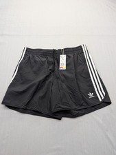 Adidas Originals Shorts Sprinter 5  Mens Sz XL Classic Retro Black New