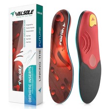 VALSOLE Heavy Duty Support Pain Relief Orthotics - 220 lbs Plantar Fasciitis Hi