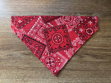 Over Collar Slide On Pet Dog Cat Bandana S/M/L PAISLEY - New