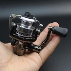 Mini Fishing Spinning Reel, Metal Body 4.3:1 Reel with Practical Coil Pocket