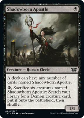 1x Shadowborn Apostle - Foil NM-Mint, English Double Masters 2022 MTG Magic