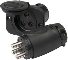 12VCPS3 Trolling Motor Plug and Receptacle Kit, DC Electrical Connector