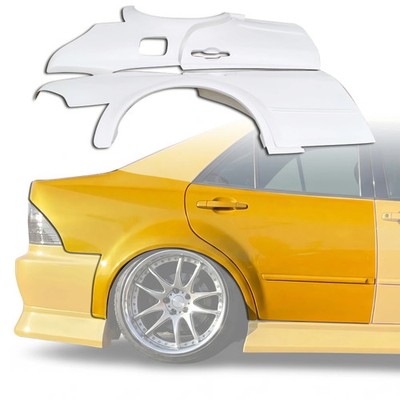 ModeloDrive FRP BSPO Wide Body 60mm Fenders (rear) 4pc IS300 4dr for IS Series 