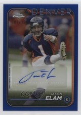 2024 Topps Chrome Auto Blue Refractor 82/150 Jason Elam #BA-JE Auto 1t08