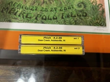 Phish Live Cassette 8/2/98 Deer Creek, Noblesville, IN Set 1 & 2
