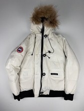 Canada Goose White Chilliwack Bomber Jacket Women’s Size Medium