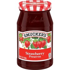 Smucker's Strawberry Preserves 12 Ounces 12 Per Case