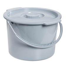 drive 11108 Commode Bucket 12 Quart With Plastic Handle And Cover 1 Ct
