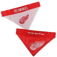 Hund Halstuch Pets First NHL Detroit, GrößE L/Xl, Rot, Bandana, Katzenhalstuch