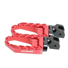 For 1199 Panigale S/R/ABS 12-16 15 14 BUZZ Front Footpegs 25mm Lower RED Laser