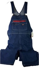 NEW NWT Dickies Men's Size L Relaxed Fit Ultra Tough Workwear Bib Overalls Blue