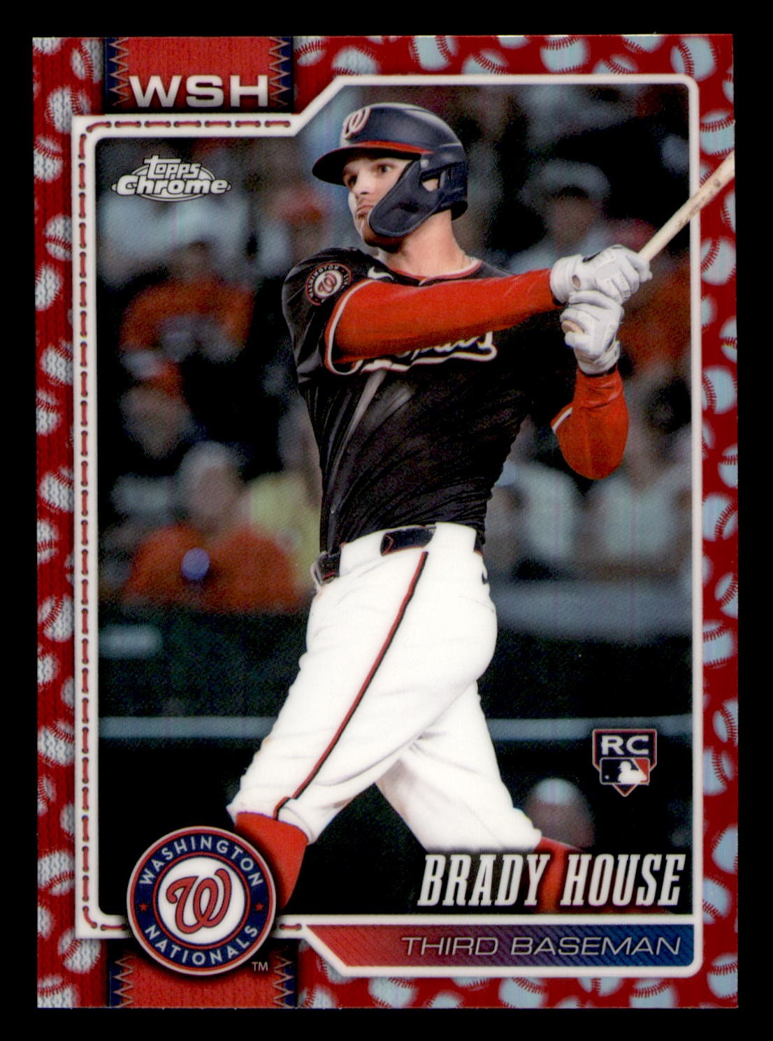 Brady House Red Wave Refractors Topps Chrome - Red Wave Refractors 189 NM