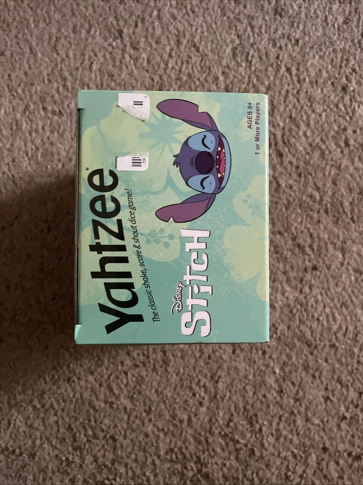 HASBRO DISNEY STITCH YAHTZEE DICE GAME W/ COLLECTIBLE TIKI STYLE CUP (NEW) - Image 4 of 4