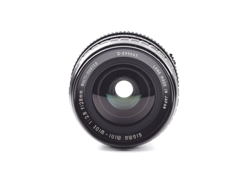 RARE!!!【Top Mint】SIGMA mini wide 28mm f/2.8 for OM mount Lens From Japan #2249 - Image 2 of 4