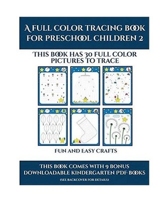 Fun and Easy Crafts [A full color tracing book for preschool children 2]: This b