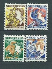 Holland - Mail 1932 Yvert 245A/8A * Mh
