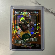 2021 Panini Prizm Draft Picks - Crusade Trey Lance #164 Orange Ice Prizm (RC)