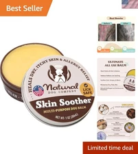 Eco-Friendly Skin Soother Balm for Dogs - 1 Oz. Tin Allergy & Itch Relief