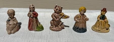 Lot of 5 Wade Whimsies Porcelain Nursery Rhyme Figurines - Mother Goose & More