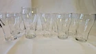 Coca-Cola Vintage Glasses. 10 Mini Glasses And  1 Bigger Size. 11 Glass Lot
