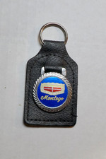 Vintage 1970 s Leather Mercury MONTEGO Key Chain Fob Ring Holder Car fits 1960 s