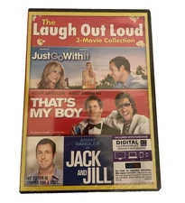 NIP Laugh out Loud Jack and Jill Just Go with It That's My Boy DVD 3-Disc Set
