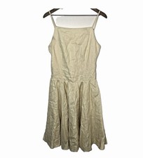 NWT Reformation Clarabelle Midi Linen Dress Size 6 Cream Sugar Preppy Bridal