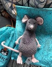 Jellycat Lachlan Sad Rat Rare Collectable Brand New With Tags+Dust Bag UK