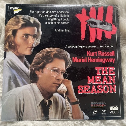 "The Mean Season" HBO  Laserdisc Movie Not Dvd- Kurt Russell- Brand New Sealed