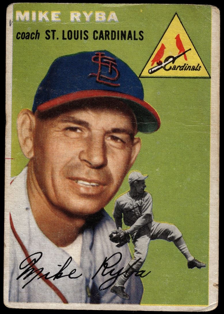 1954 Topps #237 Mike Ryba St. Louis Cardinals LOW GRADE