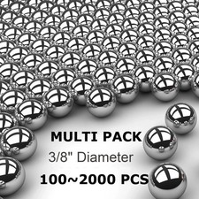 1000 Qty 3/8" Inch Steel Shot Slingshot Ammo Balls - BC Precision