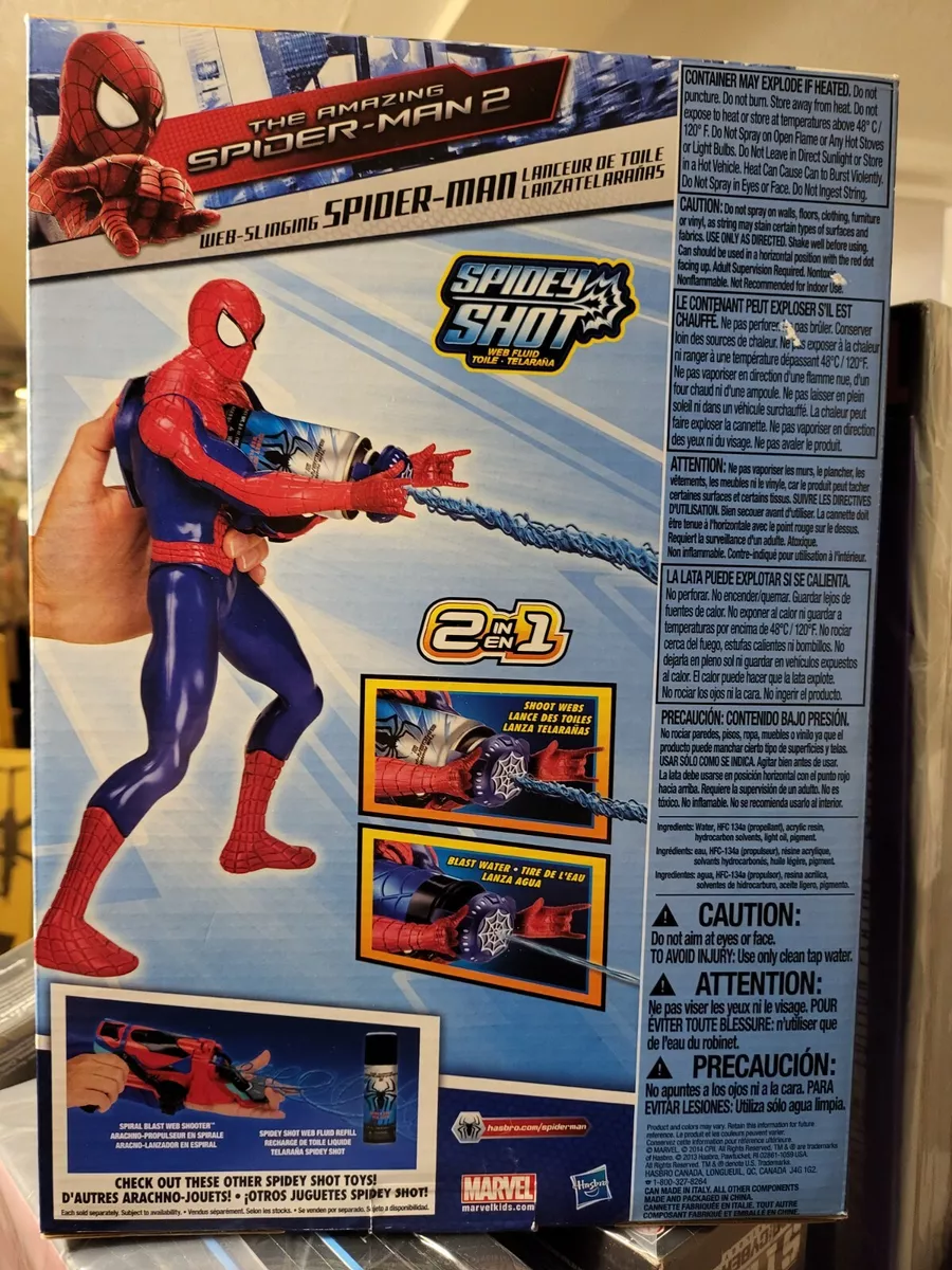 Oso polar medallista Desear The Amazing Spiderman 2 Web Fluid Web Slining Spiderma brand New | eBay