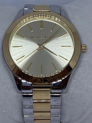 Michael Kors MK3223 Orologio Donna Bracciale Acciaio Inox Bracciale Oro Argento 42mm C508